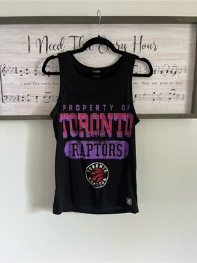NBA Black Tank with Purple Accent Graphics